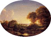 Thomas Cole Catskill Landscape oil painting on canvas